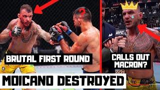 Renato Moicano DESTROYS Benoit Saint Denis! GOES OFF ON THE MIC? UFC Paris Full Fight Reaction