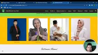 Cara Membuat Website Gratis dengan platform blogger atau google sites untuk Madrasah