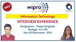 WIPRO NLTH-2021 | Complete Interview Experience | All Rounds Covered | IT Student #wiprointerview