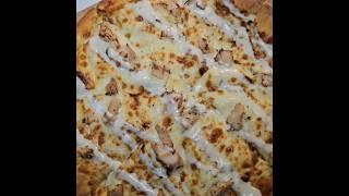 EATING LARGE CHICKEN RANCH PIZZA | ASMR MUKBANG #mukbang #asmr #pizza