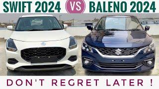 New Maruti Swift 2024 vs Baleno 2024 | Maruti Baleno vs Swift 2024 New Model | New Swift vs Baleno