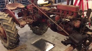 Working on the project Farmall tractor.  UNSEIZED!!