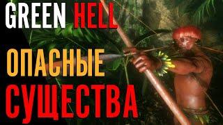 Самые ОПАСНЫЕ СУЩЕСТВА в GREEN HELL | Гайд