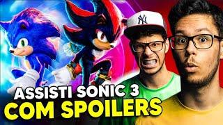 FILME DO ANO? Análise COMPLETA de SONIC 3 O FILME com SPOILERS!!! *Pós-créditos*