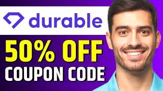 Durable AI Website Builder Discount Code 50% OFF | Durable AI Coupon Code 2024