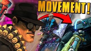 The Evolution of Movement in Borderlands