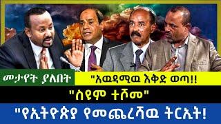 Ethiopia -  ስዩም ተሾመ|| አዉዳሚዉ እቅድ ወጣ| የኢትዮጵያ የመጨረሻው ትርኢት|