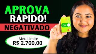 CARTÃO de CREDITO APROVA NA HORA  PELA INTERNET    PEDIU, APROVO! ATÉ NEGATIVADO!