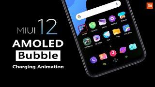 Miui 12 Style New Amoled Theme For Miui 11 |  New Bubble Charging Animation & Colorful Icons