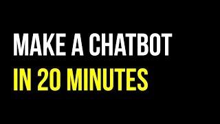Make a Facebook Chatbot from Scratch in 20 Minutes | BOTS | Quick Code