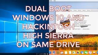 Windows 10 High Sierra Dual Boot Checkra1n Ready