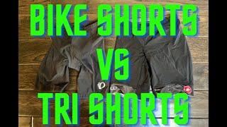 Tri shorts vs Bike shorts (or why you want one for doing triathlons!)