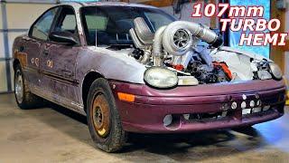 We put a 107mm Turbo Hemi in a Dodge Neon!