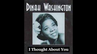 Dinah Washington - I Thought About You (vocal centered by Twodawgzz)