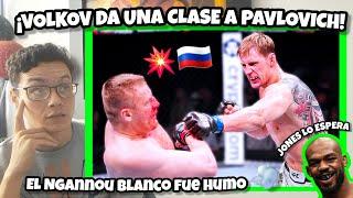 ALEXANDER VOLKOV desinfla a SERGEI PAVLOVICH dándole una clase de MMA‼️