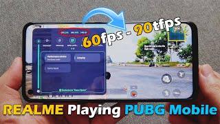 Enable 60fps - 90fps REALME Playing PUBG Mobile