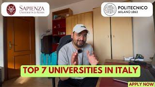 Top 7 Universities in Italy 2025 (Scholarships Included)