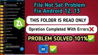 Zarchiver problem solved || This Folder is Read Only #zarchiver #Zarchiverproblem #pubgliteconfig