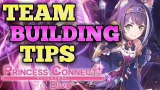 Princess Connect Re:Dive  - Story Team Building tips