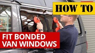 How to professionally fit campervan windows to a VW Transporter T5 or T6.