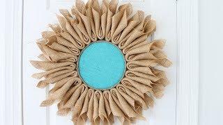 How to Make Burlap Flowers