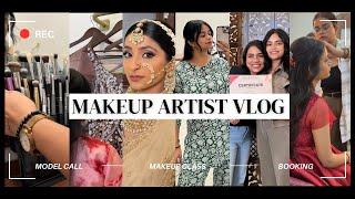 MAKEUP ARTIST #vlog : Studio, Model Calls, Class & Bookings #makeupartistlife