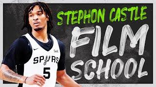 Stephon Castle Impresses in Summer League Debut | Film School | San Antonio Spurs