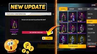 HOW TO GET ALL BUNDLE IN 5000 GOLD | Free fire all bundle in gold | ff advance server |ff new update