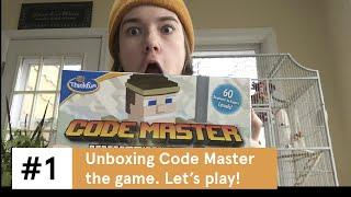 Unboxing Code Master (the game) #1. Let's play! [A programming logic board game]