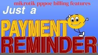 mikrotik pppoe billing features