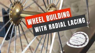 What goes into building a bike wheel? - Radial wheel lacing and truing #bike #cycling #bicycle