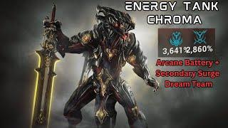 Arcane Battery Energy Tank Chroma | Warframe