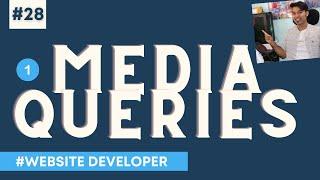 Website Development in Hindi #28:  Make Website Responsive with Media Queries 