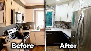 Small Kitchen Remodel Time-Lapse - Complete Renovation Start to Finish