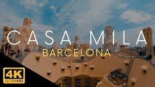 Casa Mila Barcelona Tour La Pedrera Antoni Gaudi 4k