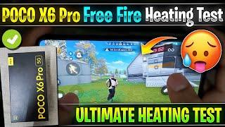 Poco x6 pro heating test in Free fire | poco x6 pro free fire 90 FPS or battery drain Testing