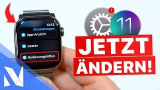 Apple Watch Einstellungen, die du SOFORT ändern solltest (watchOS 11.x) | Nils-Hendrik Welk