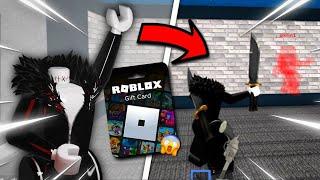 впервые ввожу гифт карточку в roblox || стала админом мм2?..