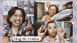 Vlog #158| Rotina de skin care noturna, unboxing de livros novos & maquia e fala sobre livros 