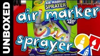 Unboxed Review - Crayola Air Marker Sprayer + June Mail Time
