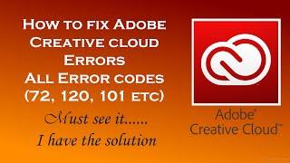 How to fix adobe Creative cloud error code 72  || Adobe creative cloud desktop failed