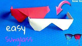 how to make sunglasses/specs with paper easy|creative|unique|origami|craft|art|diy|ideas|home@how to