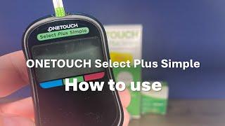 How to Use ONETOUCH Select Plus Simple | Error 2 | Battery