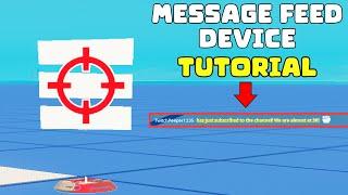 Message Feed Device in Fortnite Creative! [CUSTOM FEED]