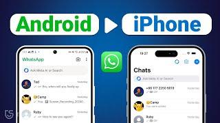 How to Transfer ALL WhatsApp From Android to iPhone? 3 Free Ways - 2025 Update