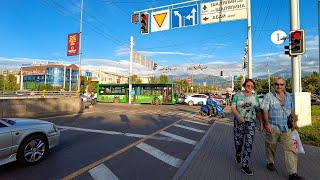 Kazakhstan Almaty City Summer 2023 Walking Tour in 4k!
