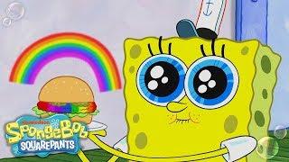 Can  “Rainbowger” Survive Plankton’s Color Nullifier? | SpongeBob