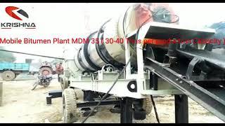 Mobile Asphalt Drum Mix Plant MDM 35 ( 30-40 Tons per hour production capacity)