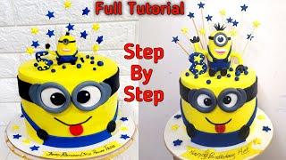 How To Make Minion Theme Cake | Minions Birthday Cake | Delicious And Cute Minion Cake