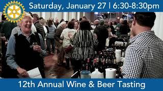 12th Annual Rotary Wine & Beer Tasting